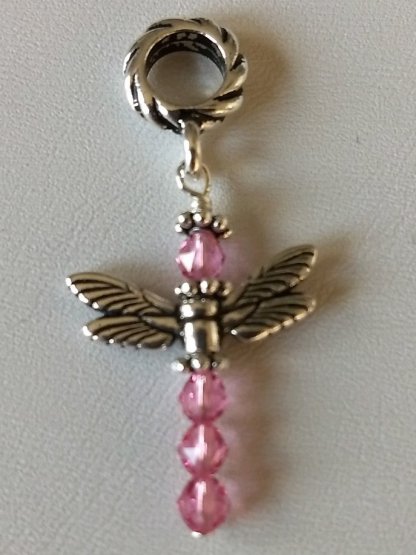 Dragonfly Crystal pendant detail