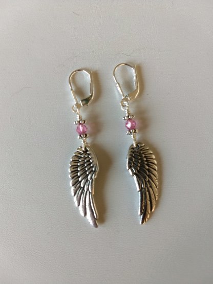 Wing earrings-Rose