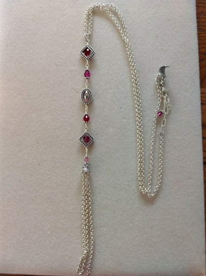 Geoframes Pinks combo necklace