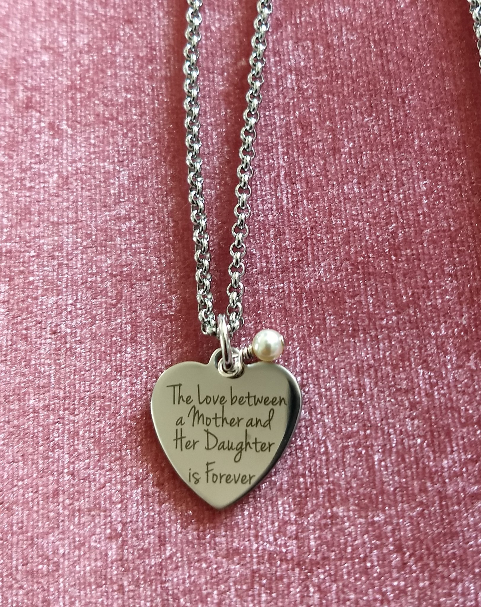 Love Between Mother And Daughter Forever Necklace Lori Rae Llc