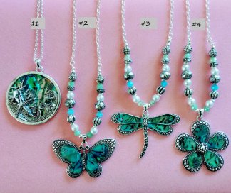 17-20 inch abalone necklaces